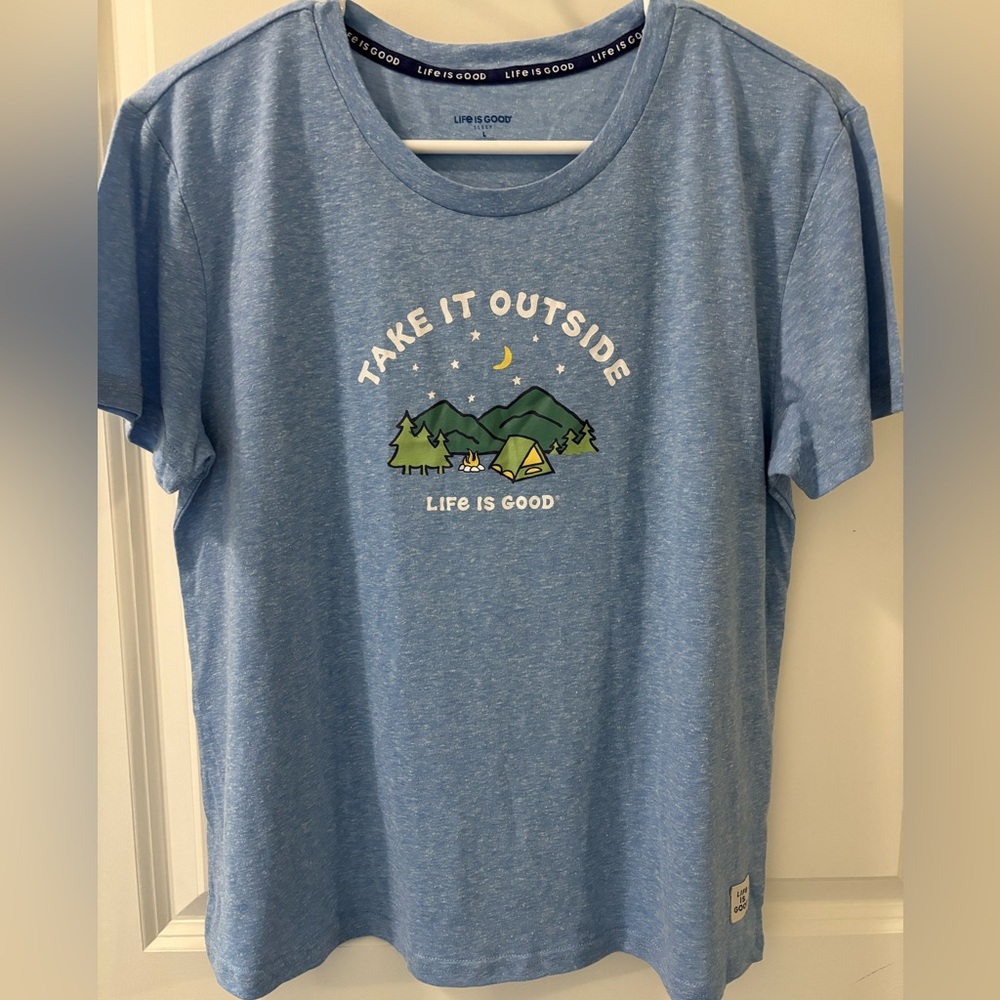 Life is Good Sleep Shirt size Large